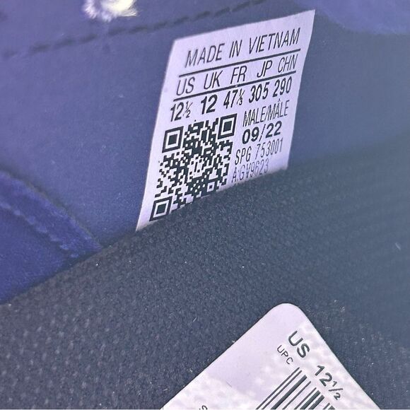 Adidas Adizero PrimeKnit Navy Football Cleats Athletic Sneaker Mens Size 12.5 - Picture 9 of 10